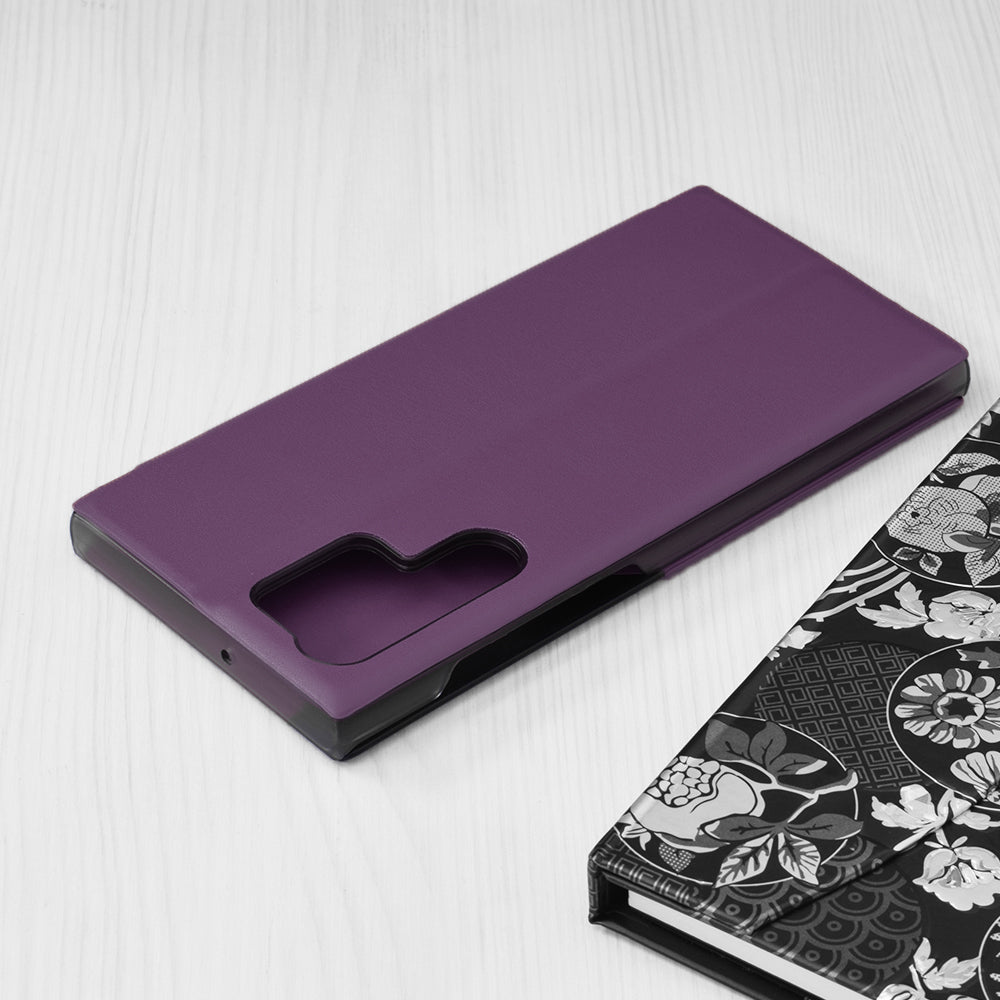 Калъф за Samsung Galaxy S22 Ultra 5G S908, Techsuit, eFold, Лилав
