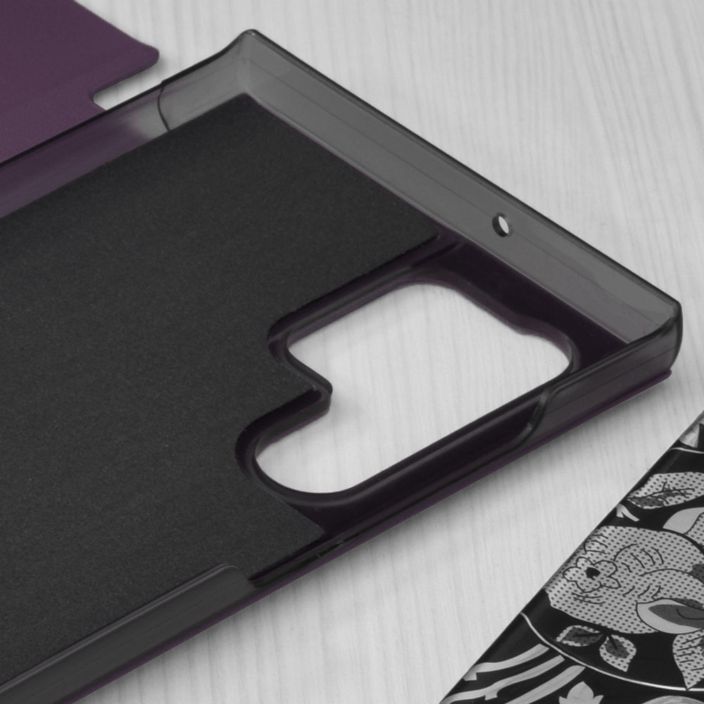 Калъф за Samsung Galaxy S22 Ultra 5G S908, Techsuit, eFold, Лилав
