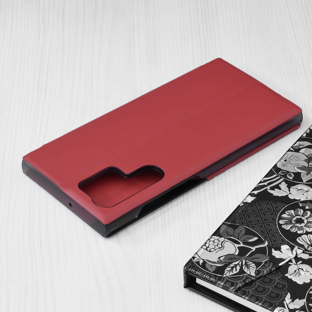 Калъф за Samsung Galaxy S22 Ultra 5G S908, Techsuit, eFold, Червен
