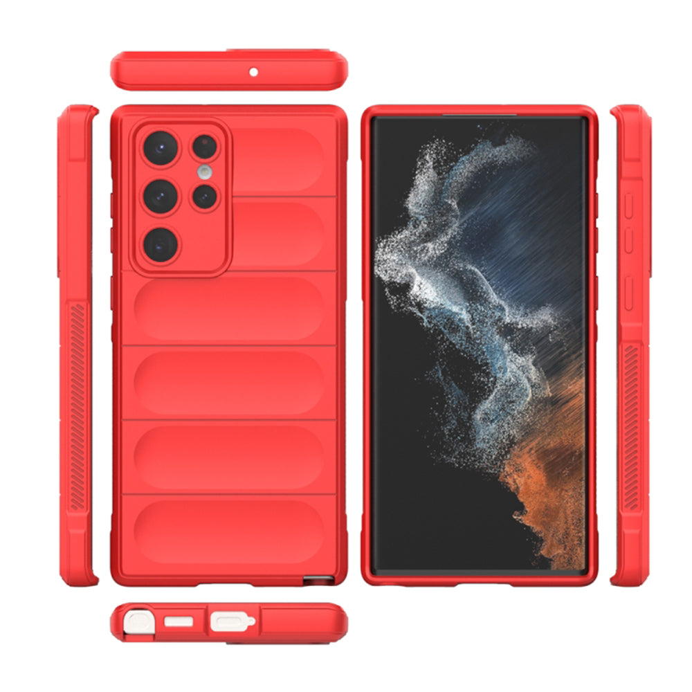 Калъф за Samsung Galaxy S22 Ultra 5G S908, Techsuit, Magic Shield, Черен