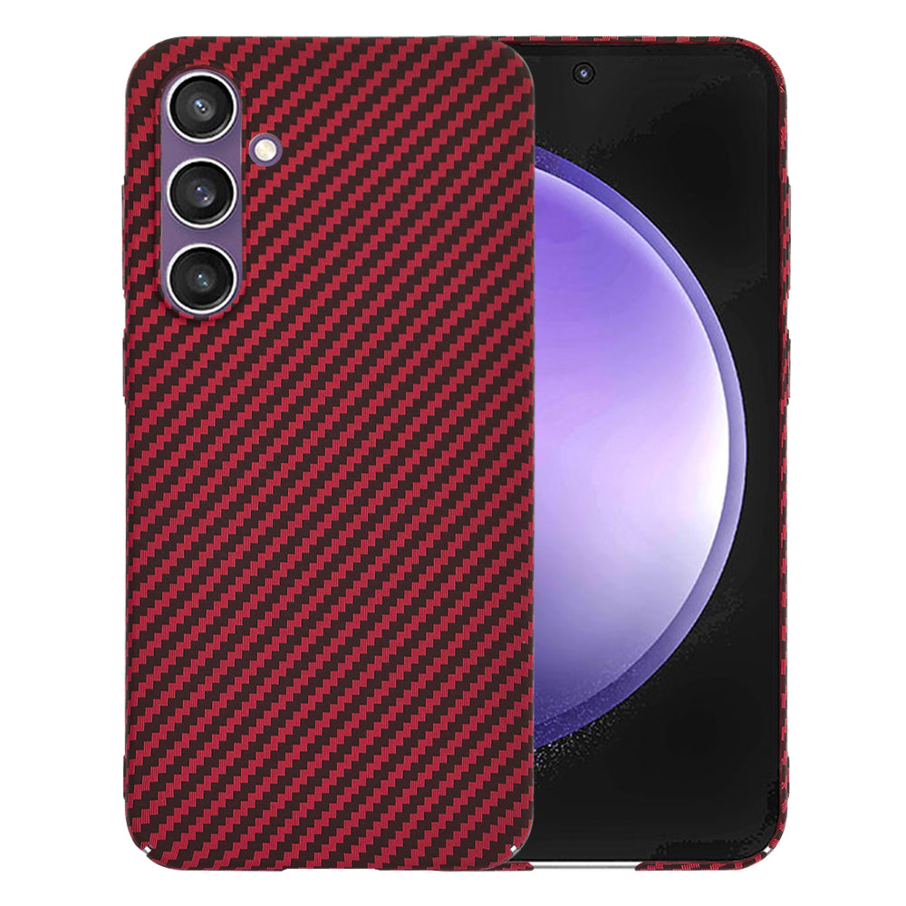 Калъф за Samsung Galaxy S23 FE S711, Techsuit, Carbonite FiberShell, Червен