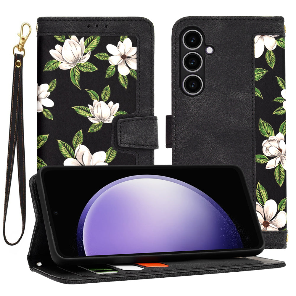 Калъф за Samsung Galaxy S23 FE S711, Techsuit, FlipCraft, Черен