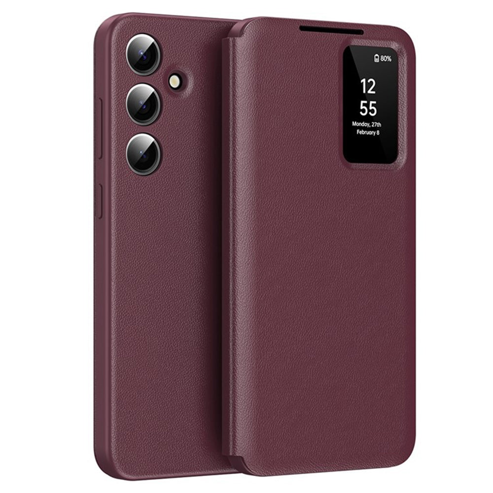 Калъф за Samsung Galaxy S23 FE S711, Techsuit, SmartView, Червен