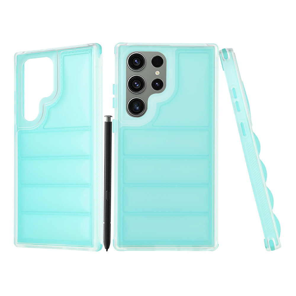 Калъф за Samsung Galaxy S23 FE S711, Techsuit, Wave Shield, Тюркоаз