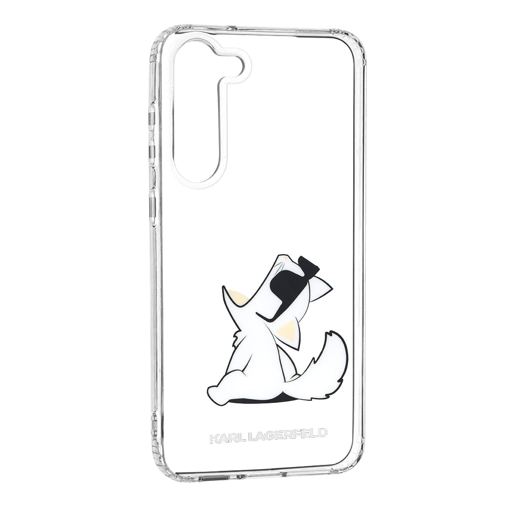 Калъф за Samsung Galaxy S23+ S916, Karl Lagerfeld, Choupette Eat, Прозрачен