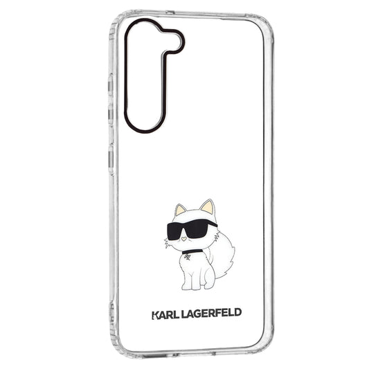 Калъф за Samsung Galaxy S23+ S916, Karl Lagerfeld, Ikonik Choupette, Прозрачен