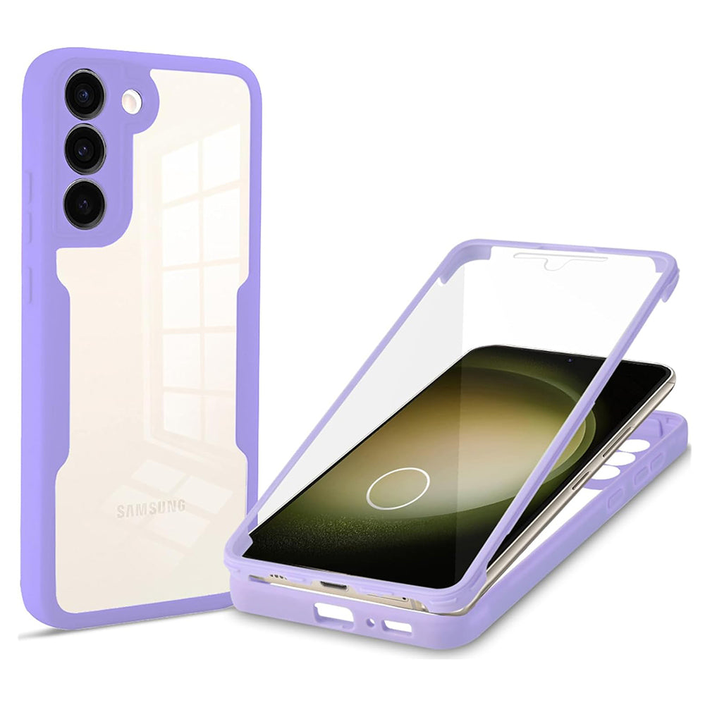 Калъф за Samsung Galaxy S23+ S916, Techsuit, ColorVerse 360, Лилав