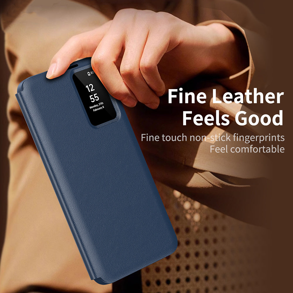 Калъф за Samsung Galaxy S23+ S916, Techsuit, SmartView, Син