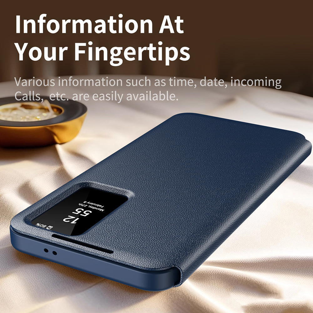Калъф за Samsung Galaxy S23+ S916, Techsuit, SmartView, Син