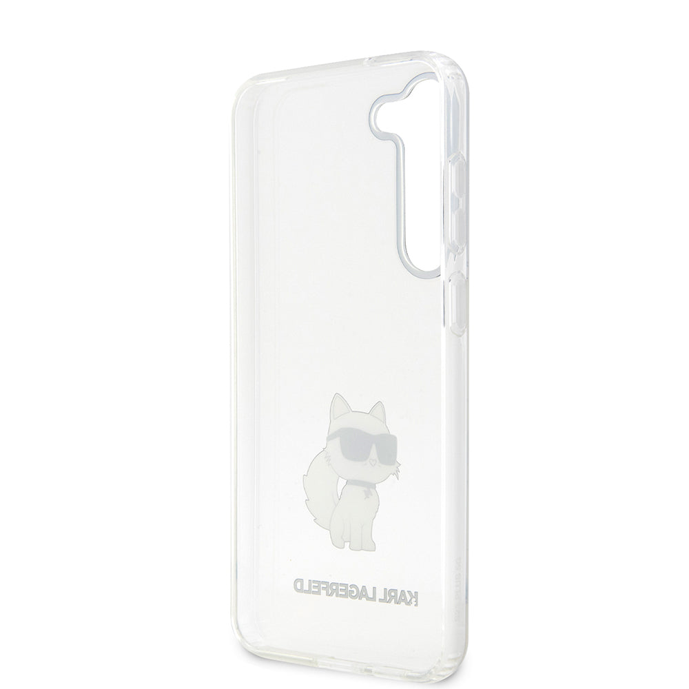 Калъф за Samsung Galaxy S23 S911, Karl Lagerfeld, Ikonik Choupette, Прозрачен