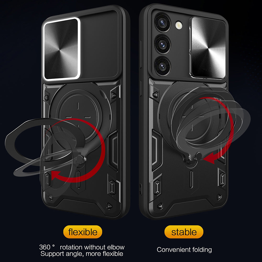 Калъф за Samsung Galaxy S23 S911, Techsuit, CamGuard Pro, Черен