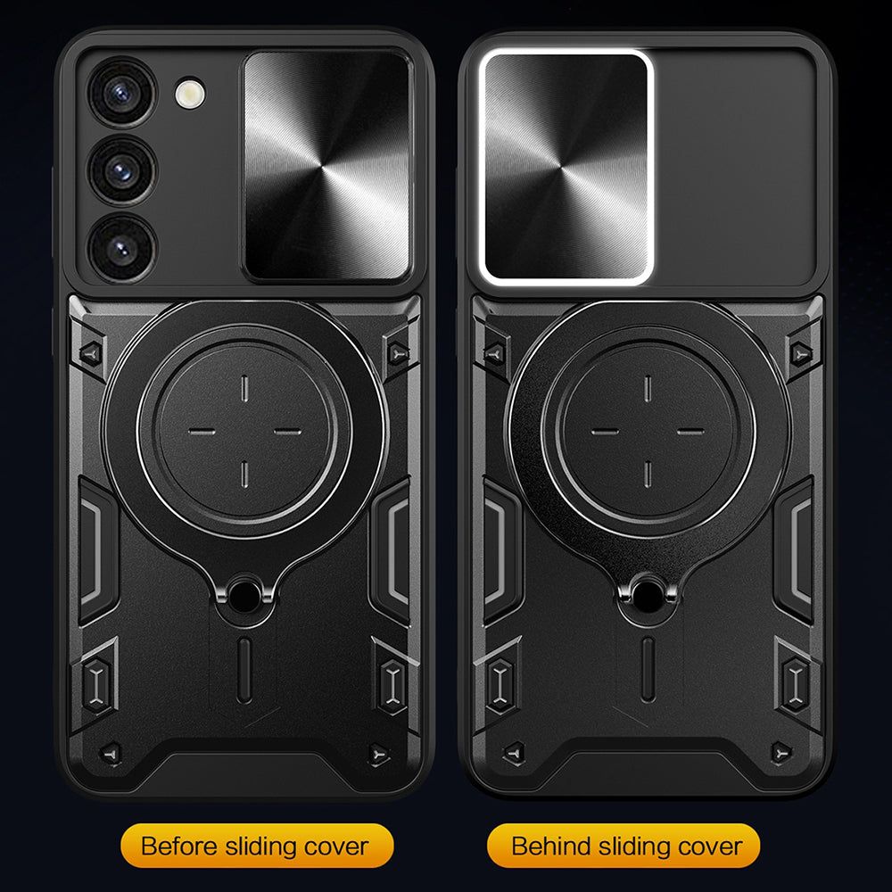 Калъф за Samsung Galaxy S23 S911, Techsuit, CamGuard Pro, Черен