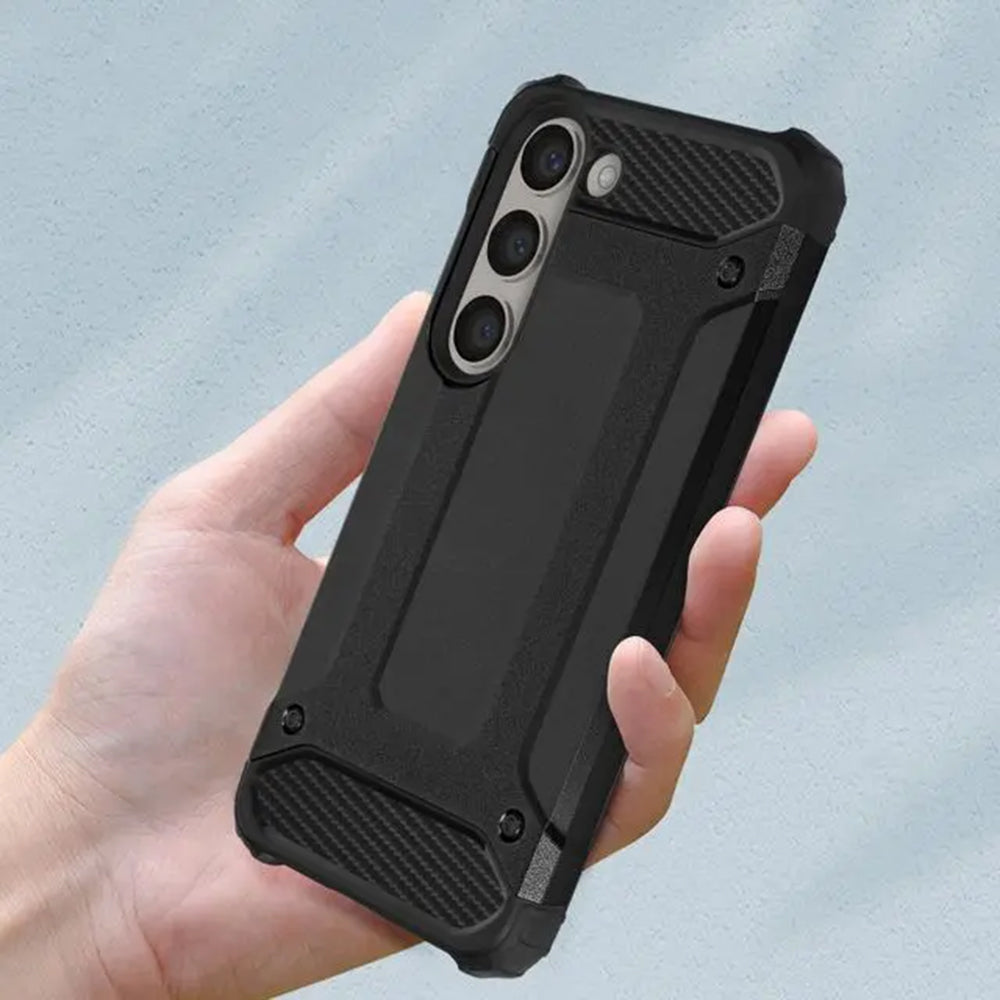 Калъф за Samsung Galaxy S23 S911, Techsuit, Hybrid Armor, Черен