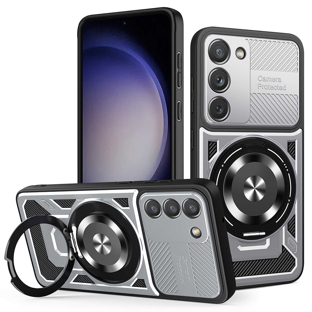 Калъф за Samsung Galaxy S23 S911, Techsuit, RuggedCam, Сив