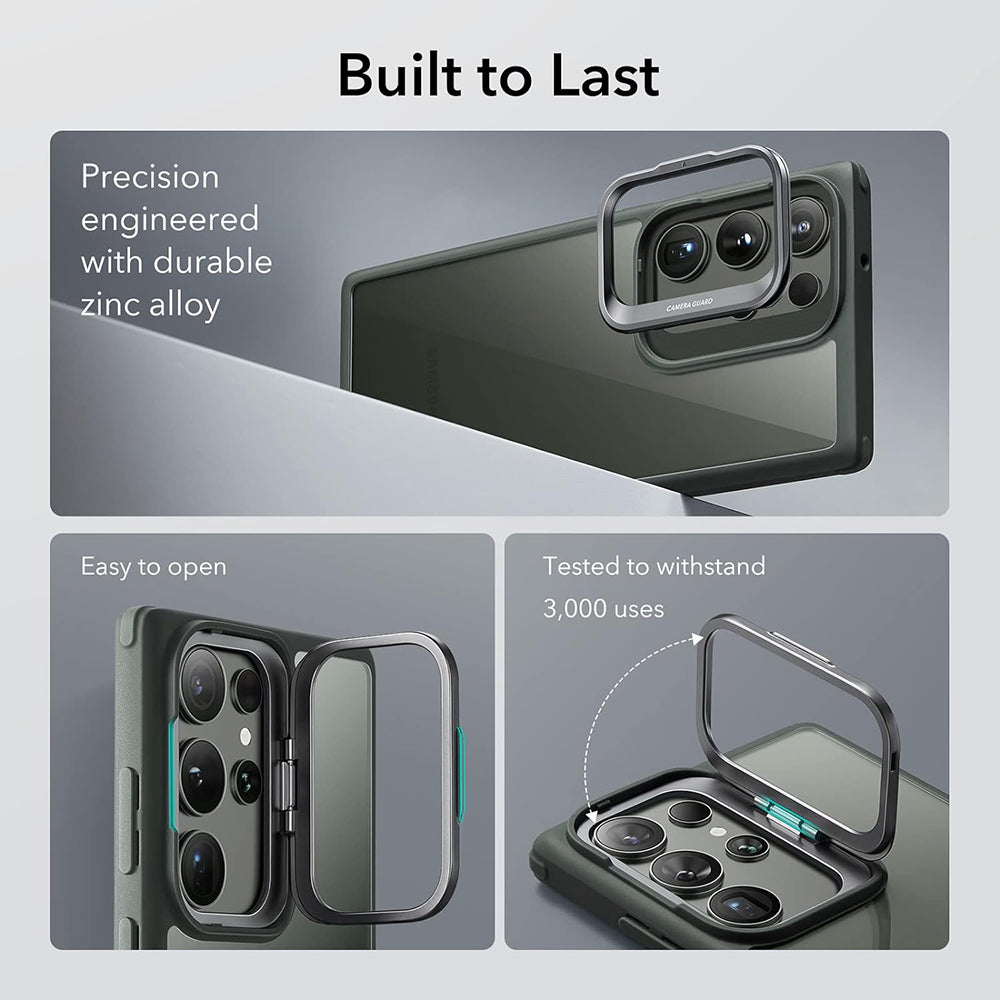 Калъф за Samsung Galaxy S23 Ultra S918, ESR, Classic Kickstand, Прозрачно зелен