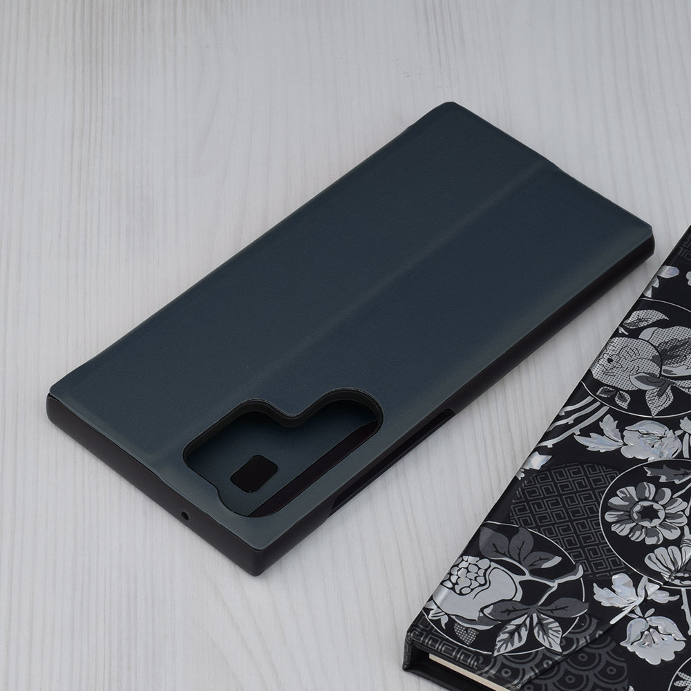 Калъф за Samsung Galaxy S23 Ultra S918, Techsuit, eFold, Тъмносин