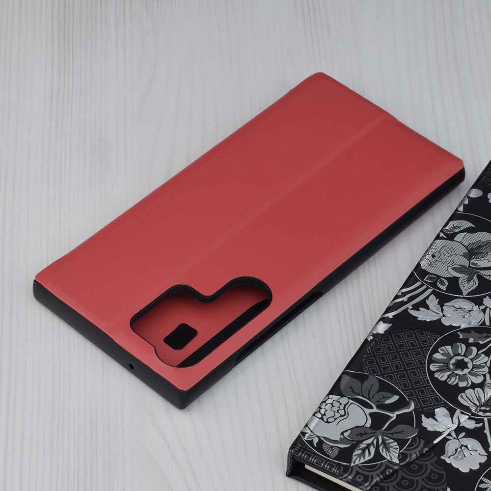 Калъф за Samsung Galaxy S23 Ultra S918, Techsuit, eFold, Червен