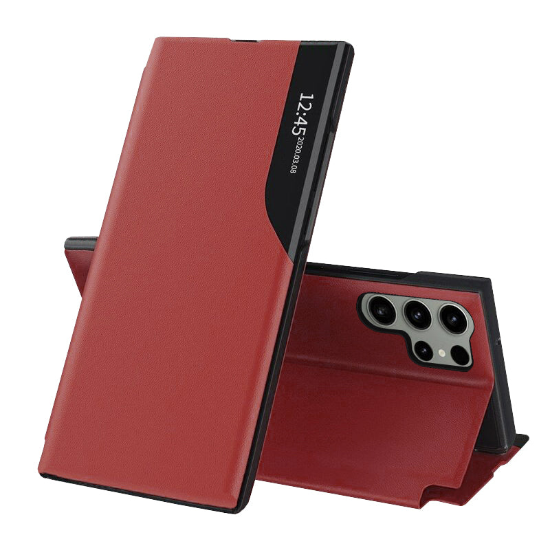 Калъф за Samsung Galaxy S23 Ultra S918, Techsuit, eFold, Червен