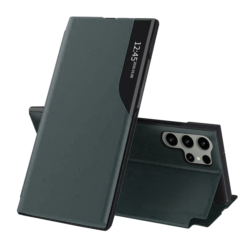 Калъф за Samsung Galaxy S23 Ultra S918, Techsuit, eFold, Зелен