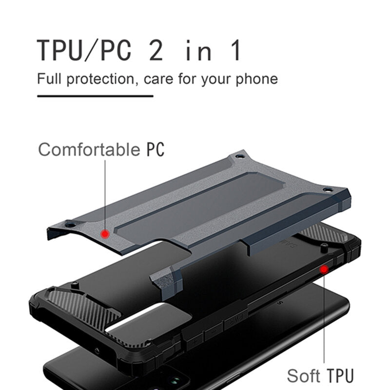 Калъф за Samsung Galaxy S23 Ultra S918, Techsuit, Hybrid Armor, Черен