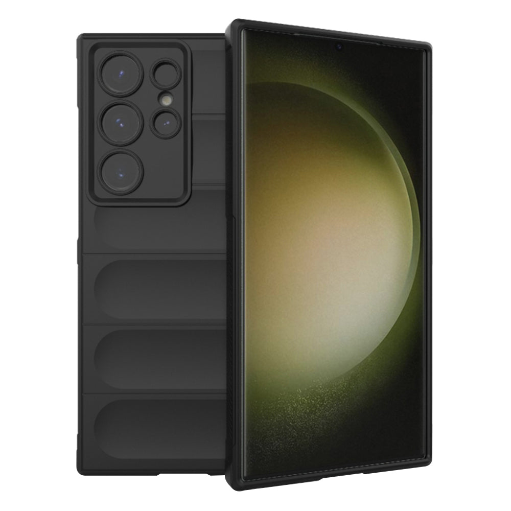 Калъф за Samsung Galaxy S23 Ultra S918, Techsuit, Magic Shield, Черен