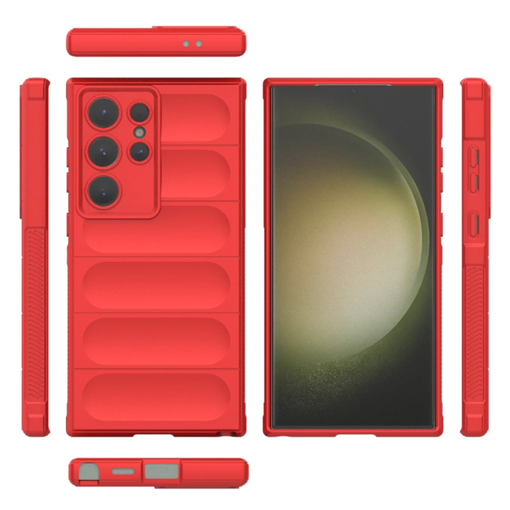 Калъф за Samsung Galaxy S23 Ultra S918, Techsuit, Magic Shield, Червен