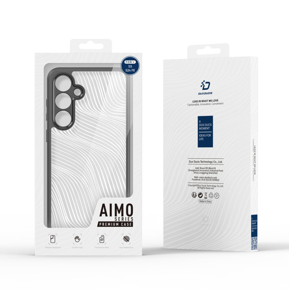 Калъф за Samsung Galaxy S24 FE S721, DUX DUCIS, Aimo, Черен