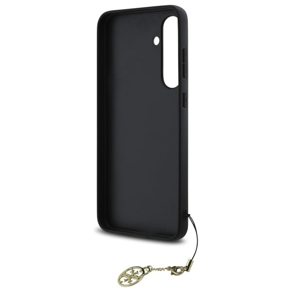 Калъф за Samsung Galaxy S24 FE S721, Guess, 4G Charm, Сив