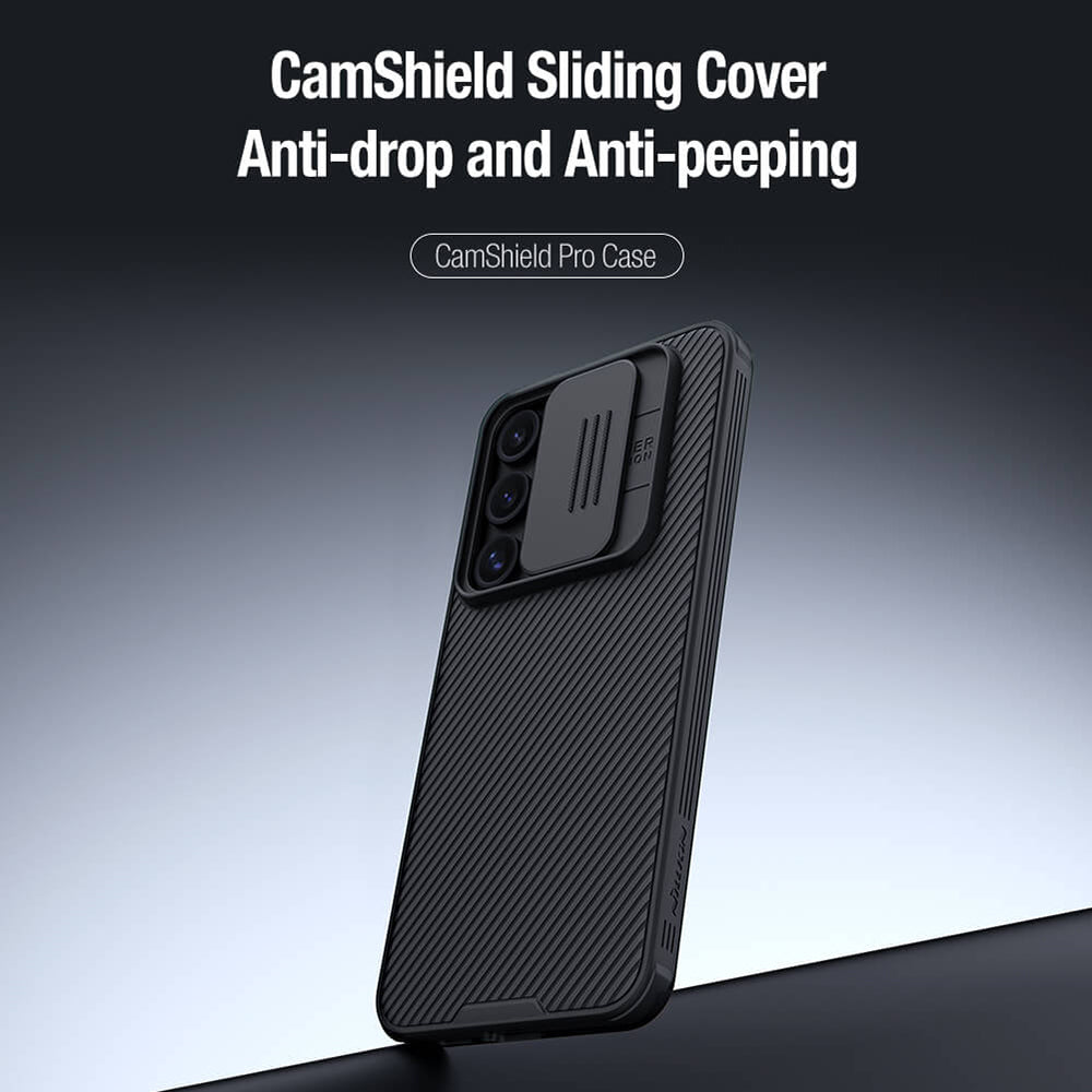 Калъф за Samsung Galaxy S24 FE S721, Nillkin, CamShield Pro, Син