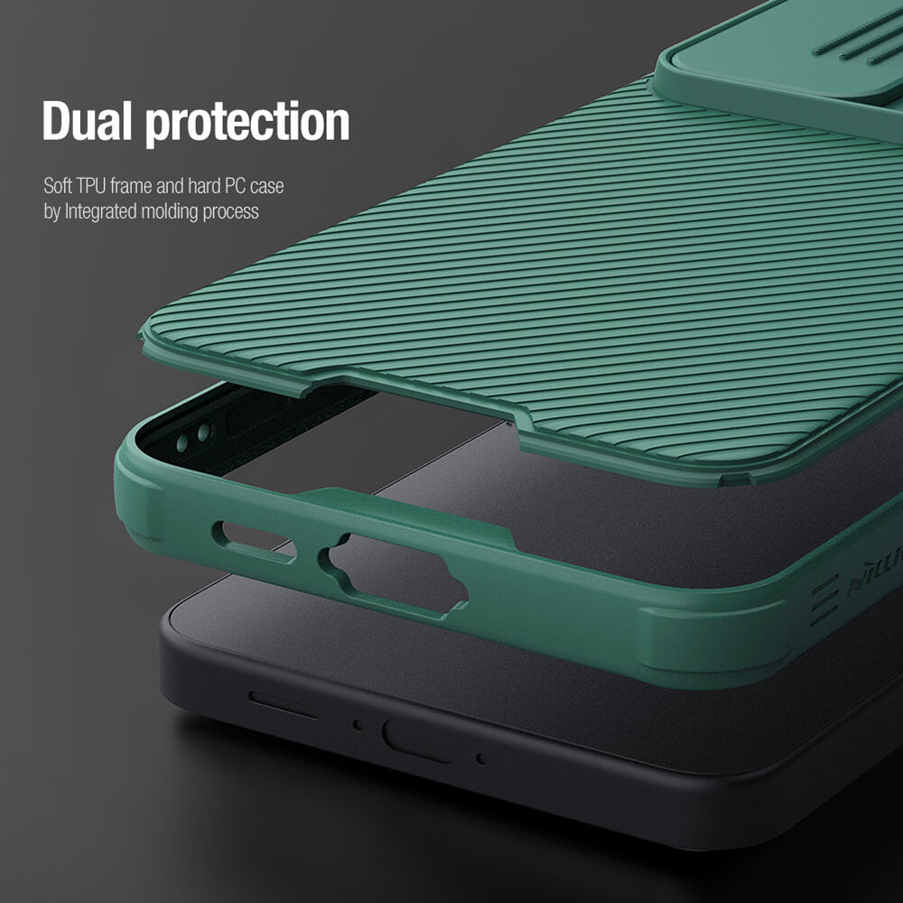 Калъф за Samsung Galaxy S24 FE S721, Nillkin, CamShield Pro, Син