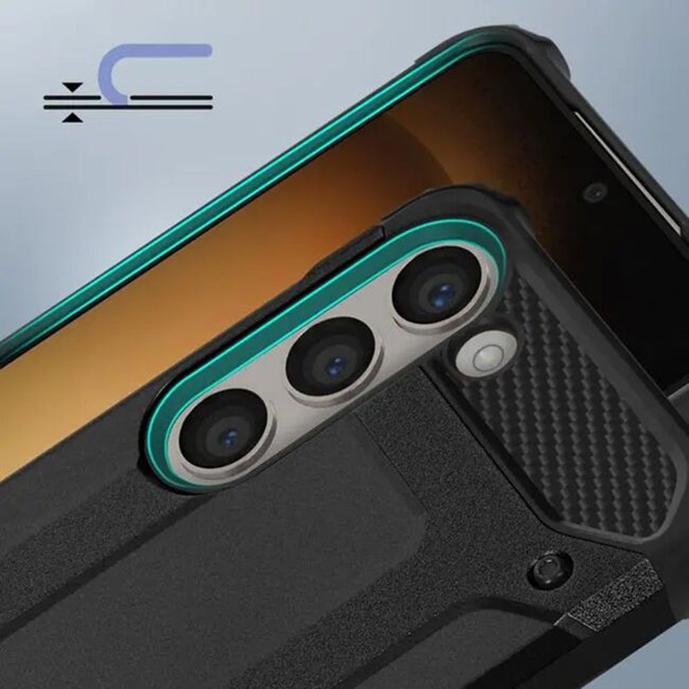 Калъф за Samsung Galaxy S24 FE S721, Techsuit, Hybrid Armor, Черен