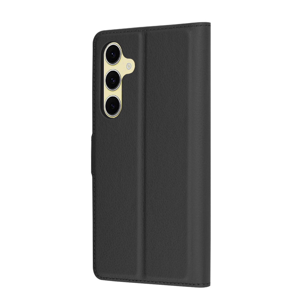 Калъф за Samsung Galaxy S24 FE S721, Techsuit, Leather Folio, Черен