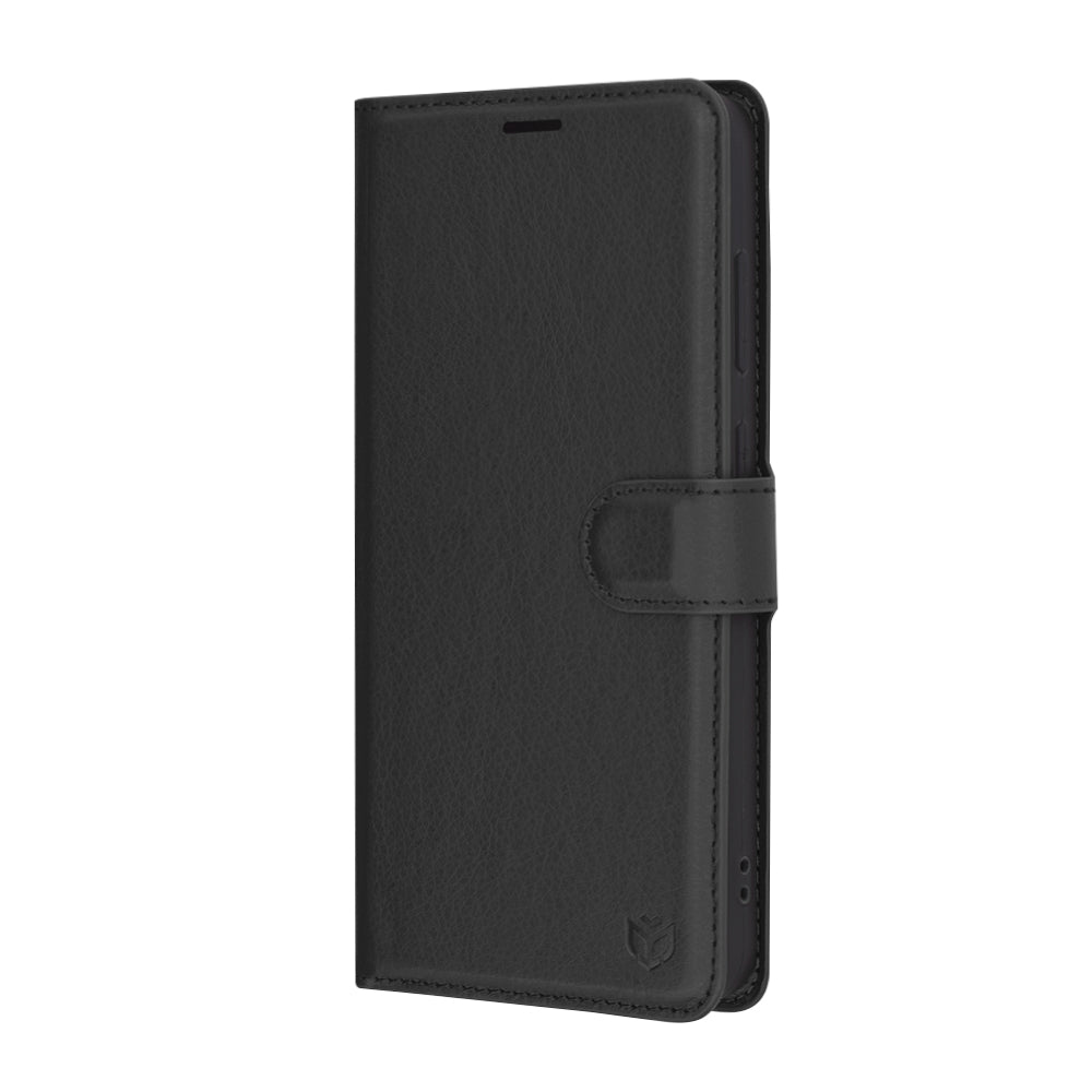 Калъф за Samsung Galaxy S24 FE S721, Techsuit, Leather Folio, Черен
