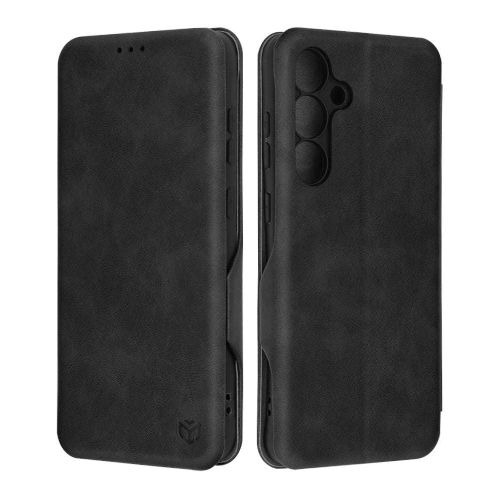 Калъф за Samsung Galaxy S24 FE S721, Techsuit, Safe Wallet Plus, Черен