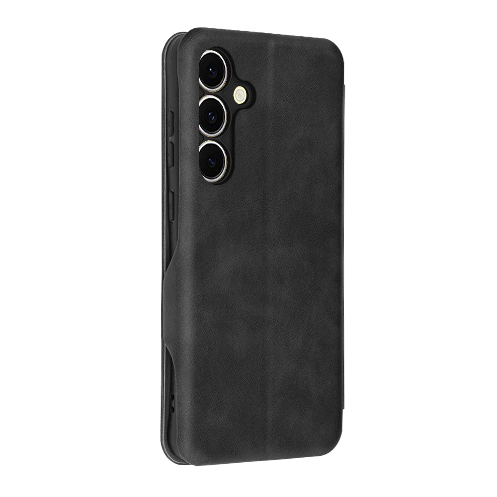 Калъф за Samsung Galaxy S24 FE S721, Techsuit, Safe Wallet Plus, Черен