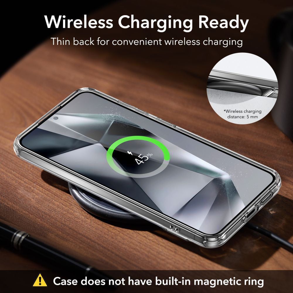 Калъф за Samsung Galaxy S24+ S926, ESR, Air Shield Boost Kickstand, Прозрачен