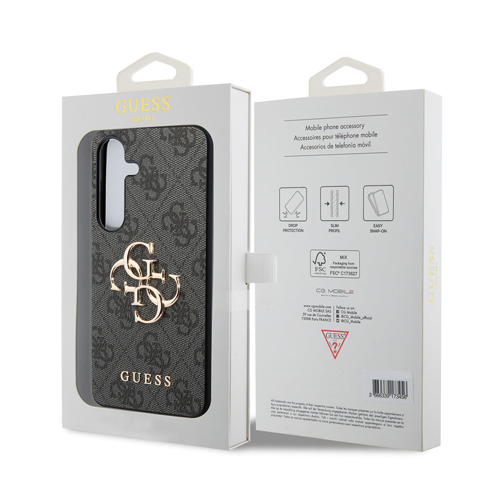 Калъф за Samsung Galaxy S24+ S926, Guess, 4G Big Logo, Черен