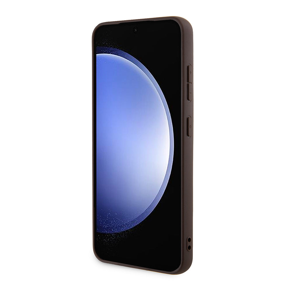 Калъф за Samsung Galaxy S24+ S926, Guess, 4G Stripe, Кафяв