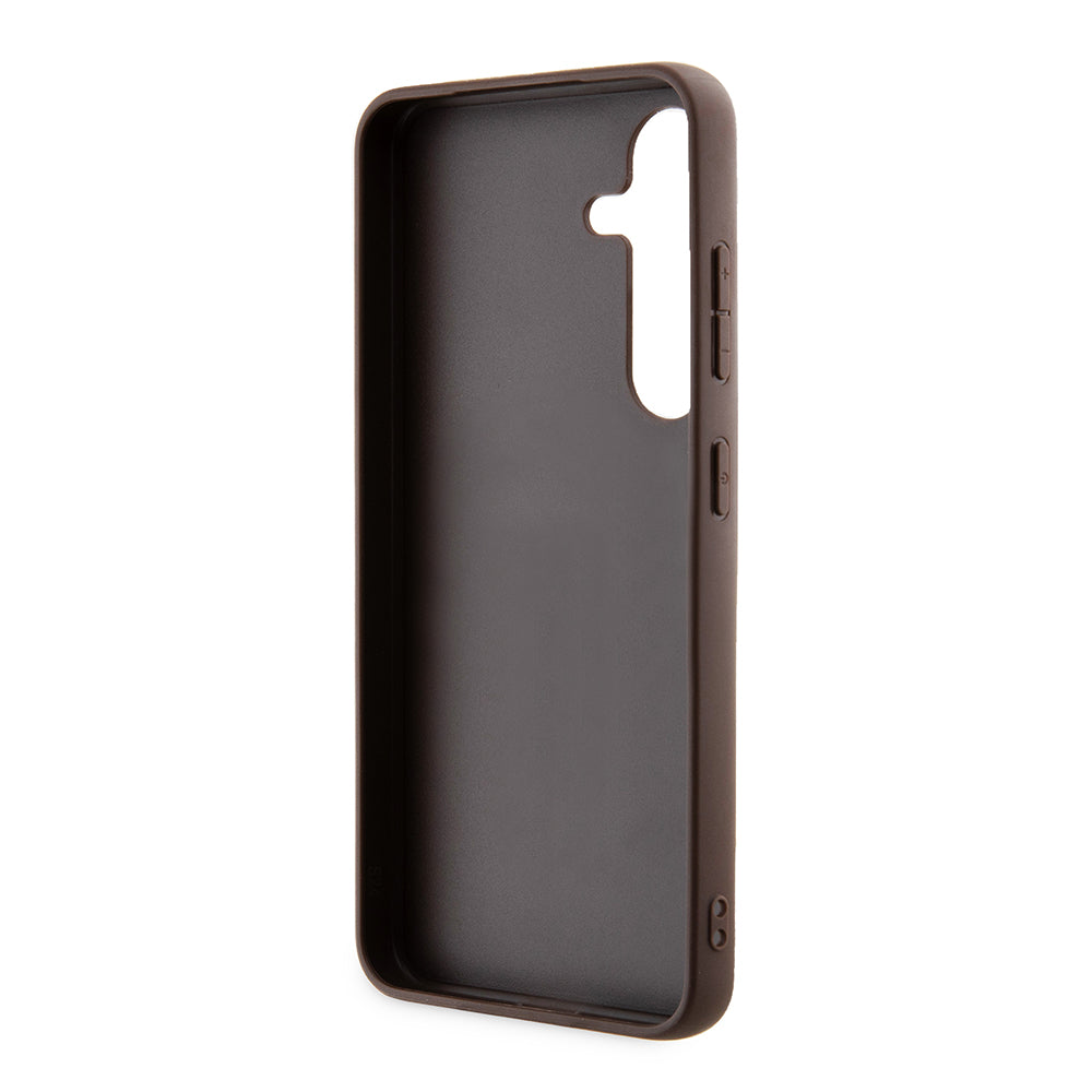 Калъф за Samsung Galaxy S24+ S926, Guess, 4G Stripe, Кафяв