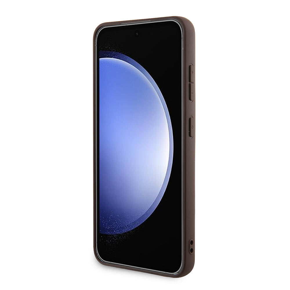 Калъф за Samsung Galaxy S24+ S926, Guess, 4G Triangle Logo, Бял