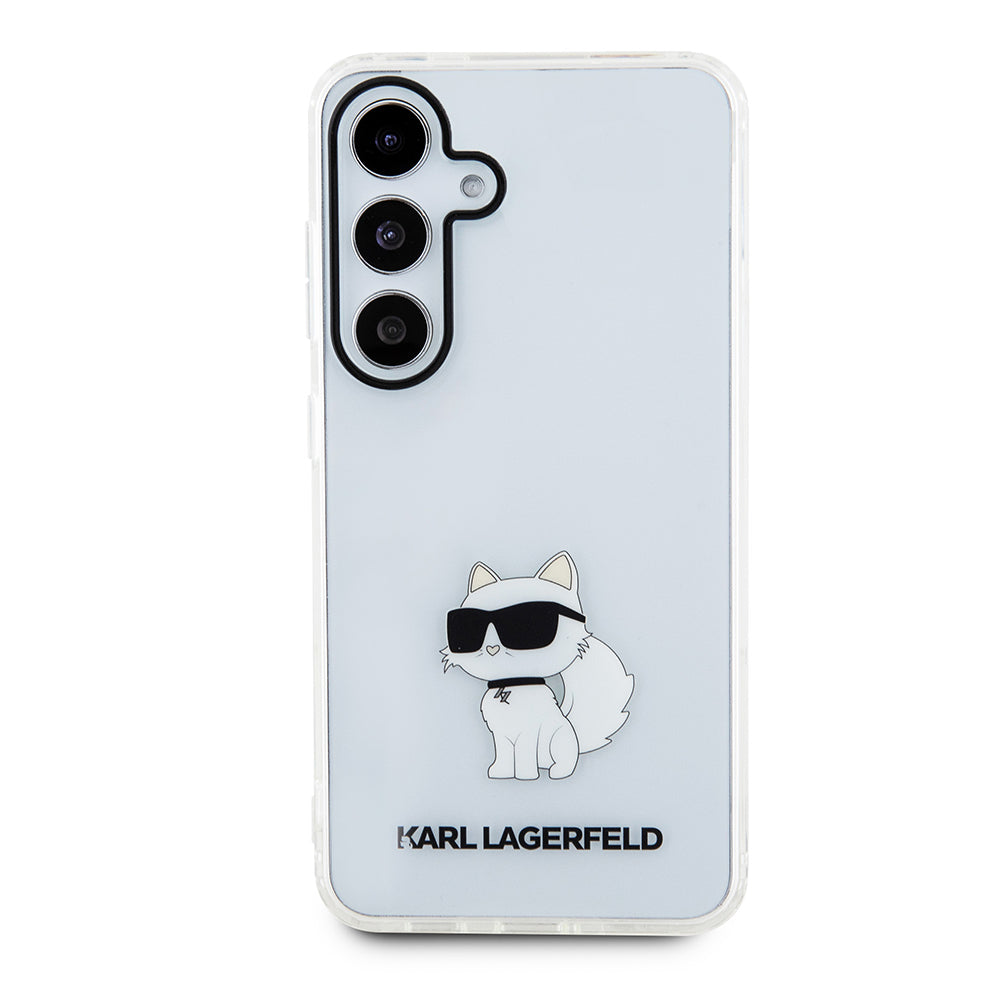 Калъф за Samsung Galaxy S24+ S926, Karl Lagerfeld, IML Luxury Choupette, Прозрачен