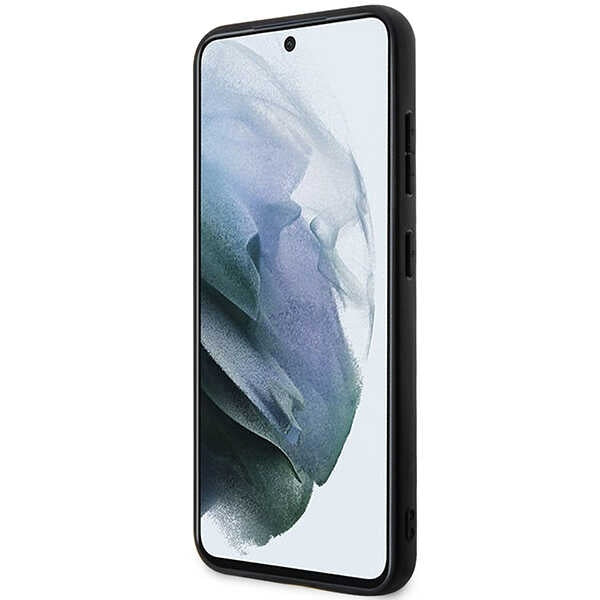 Калъф за Samsung Galaxy S24+ S926, Karl Lagerfeld, Saffiano Monogram Metal Logo, Черен