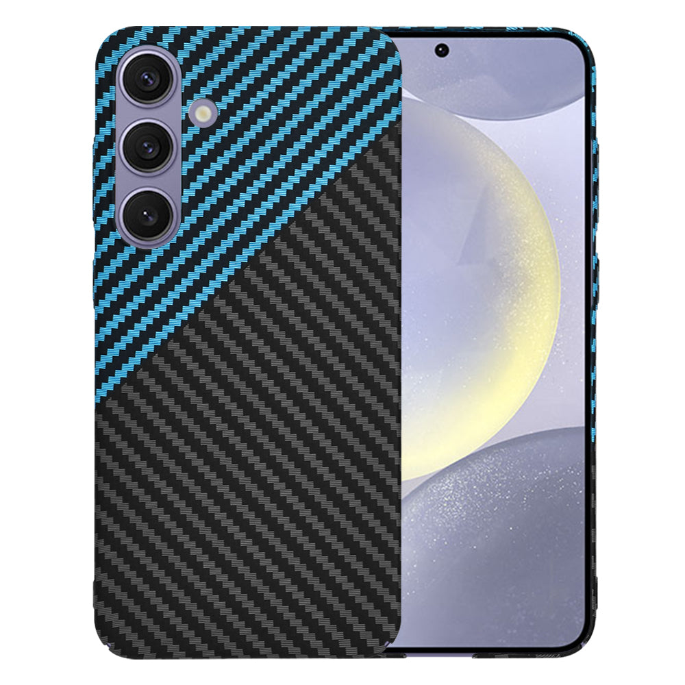 Калъф за Samsung Galaxy S24+ S926, Techsuit, Carbonite FiberShell, Черно Синьо