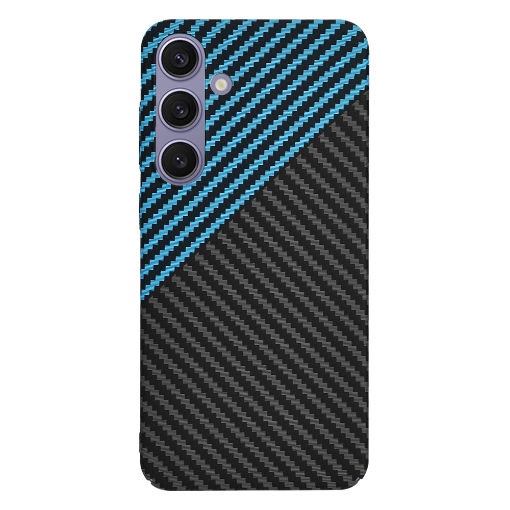 Калъф за Samsung Galaxy S24+ S926, Techsuit, Carbonite FiberShell, Черно Синьо