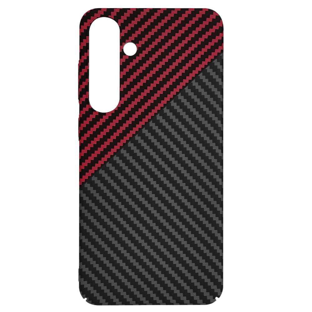 Калъф за Samsung Galaxy S24+ S926, Techsuit, Carbonite FiberShell, Черно Червен