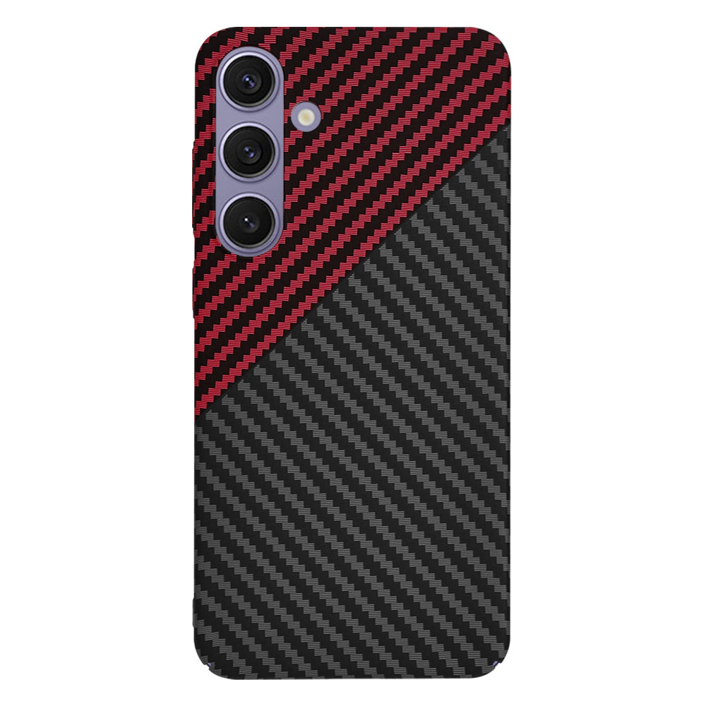 Калъф за Samsung Galaxy S24+ S926, Techsuit, Carbonite FiberShell, Черно Червен