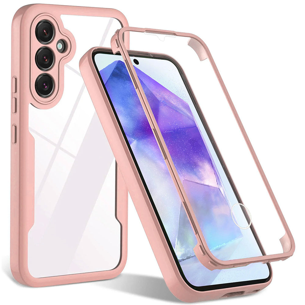 Калъф за Samsung Galaxy S24+ S926, Techsuit, ColorVerse 360, Розов