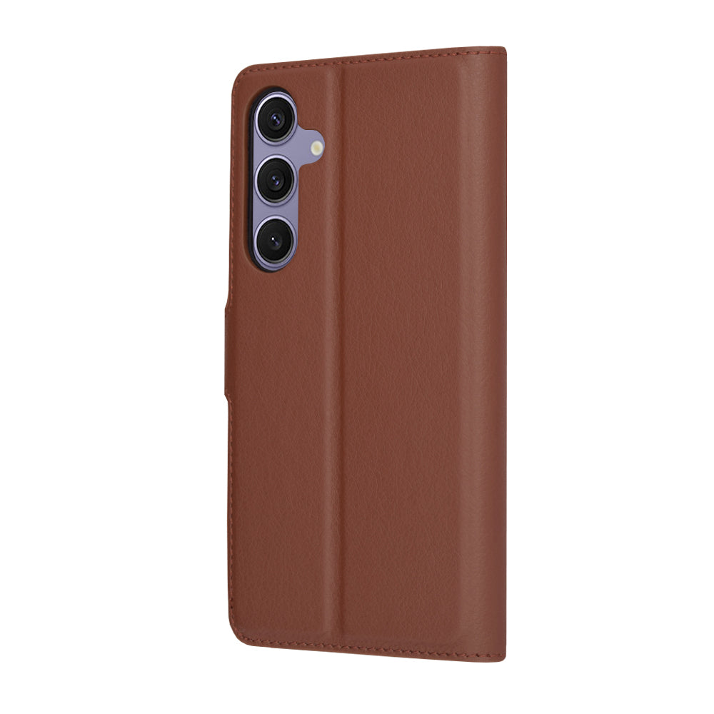 Калъф за Samsung Galaxy S24+ S926, Techsuit, Leather Folio, Кафяв