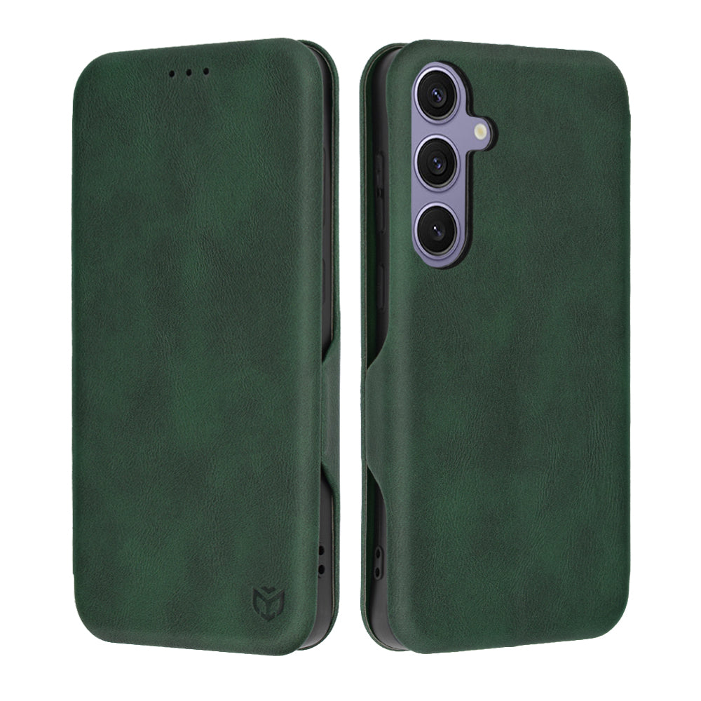 Калъф за Samsung Galaxy S24+ S926, Techsuit, Safe Wallet Plus, Зелен