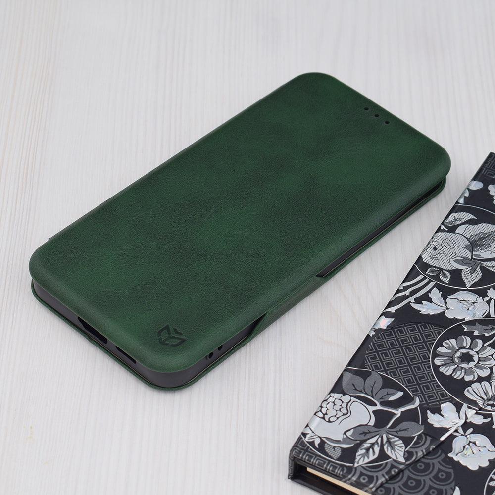 Калъф за Samsung Galaxy S24+ S926, Techsuit, Safe Wallet Plus, Зелен